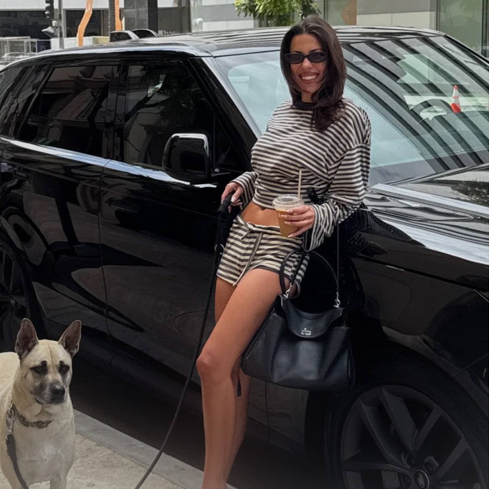 Lioness Kourtney Bloomers in Beige Stripe